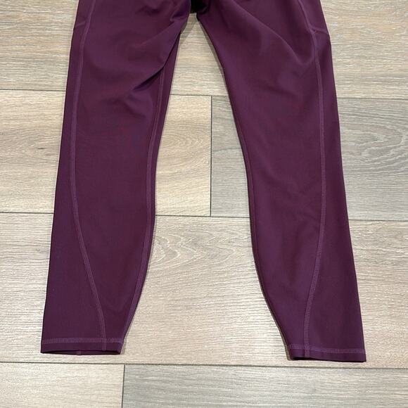 FABLETICS Burgundy Oasis PureLuxe High Waist Pocket Workout Gym Yoga Leggings S - Picture 7 of 12